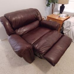 Reclining Leather Couch And Loveseat 