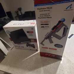 Ps3 Slim With  Playstation Monitor 