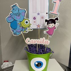 Monsters Inc Centerpieces Any Theme