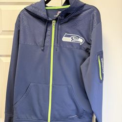 Seahawks Thermaline Full Zip Hoodie - Medium - $20
