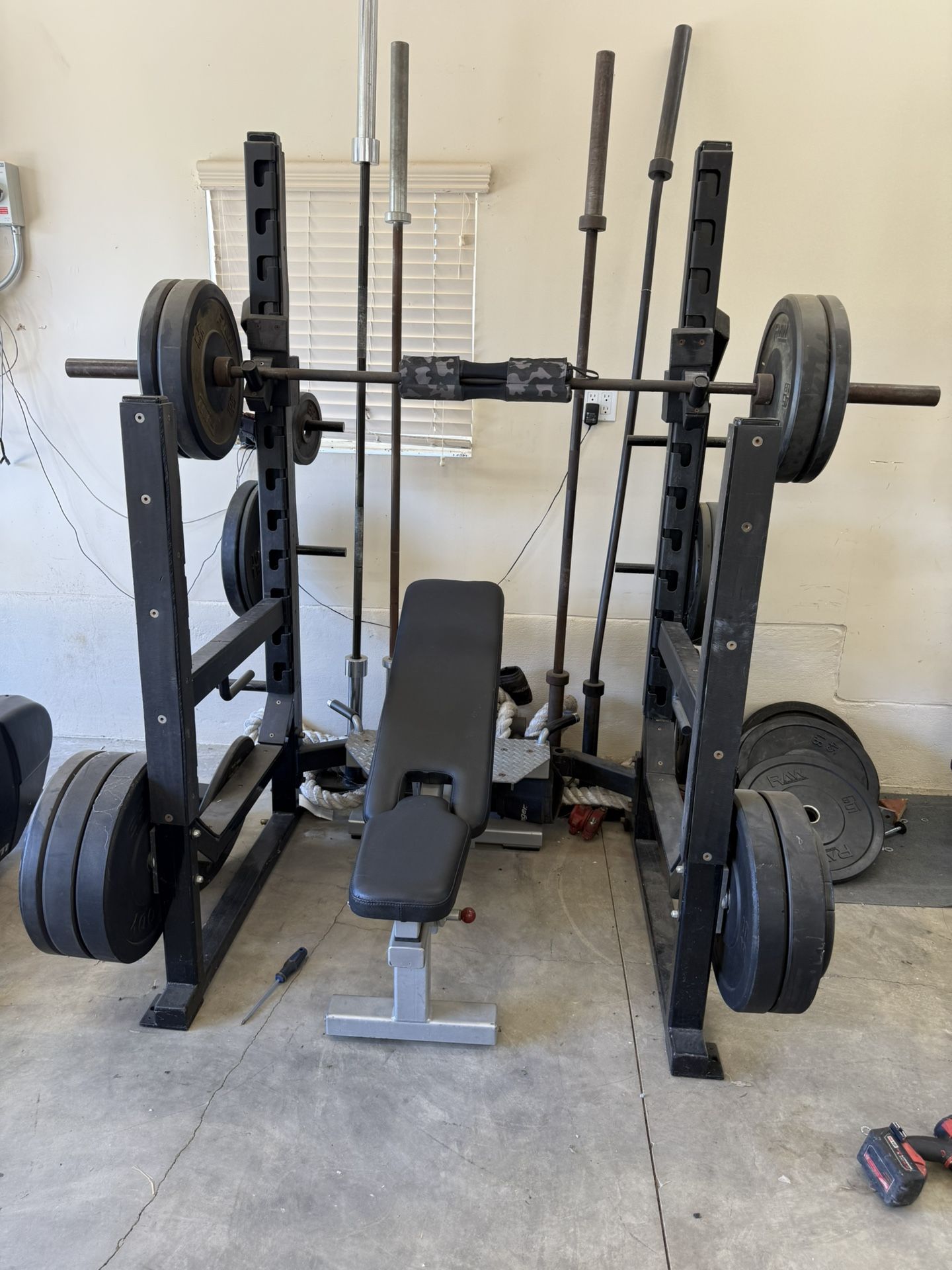 York Wynmor half rack set up
