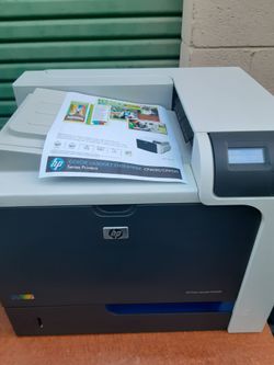 HP Color LaserJet Enterprise CP4525 color laser printer. TONERS INCLUDED.