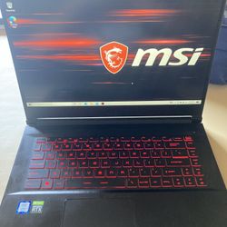 Msi Gaming Laptop i7 RTX 2060