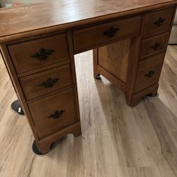 Solid Wood Desk.