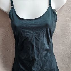 Maidenform Women's Shapewear Seamless Mid Thigh Teal Bodysuit Size LARGE