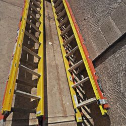 Two Extension Ladders 
