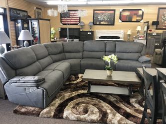 Powered Recliner Sectional @Elegant Furniture