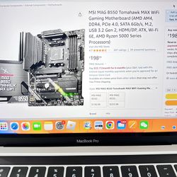 MSI B450 Tomahawk AM4 DDR4 | Jawa