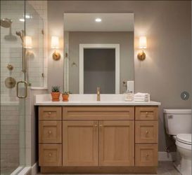48" Solid Wood Door Vanity | 6 Drawers