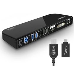 WAVLINK USB Laptop Docking Station Dual Monitors, DisplayLink
