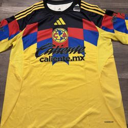 Club América Home Soccer Jersy Size XXL Slim Fit