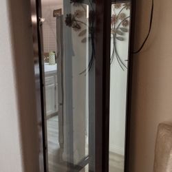 Curio Cabinet With Four Glass Shelves 