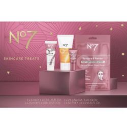 No7 SKINCARE TREATS Gift Set~Limited Holiday Edition~NEW IN BOX