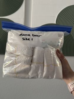 NEW! Size 1 Diapers (mama Bear) - 22 Diapers 