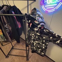 GLOW IN THE DARK BAPE HOODIE