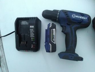 Kobalt 18v Drill w/ charger and battery