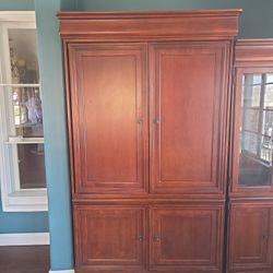 Wooden Large Double Cabinet. Can Fit TV