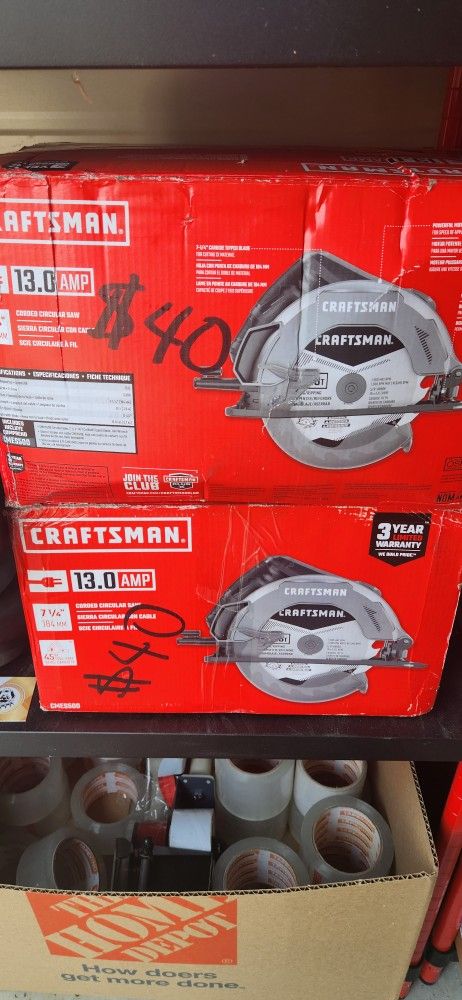 NEW Craftsman 7ΒΌ" Circular Saw - 13.0 AMP