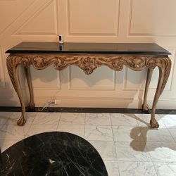 Wood Console Table