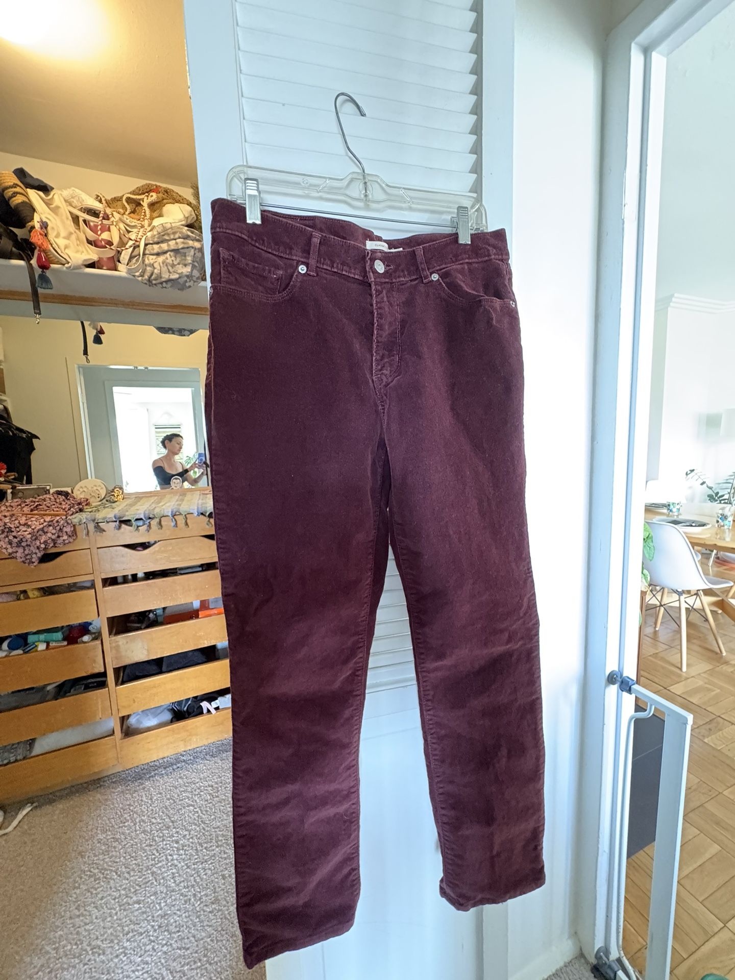 Levi’s Burgundy Corduroy Jeans 30