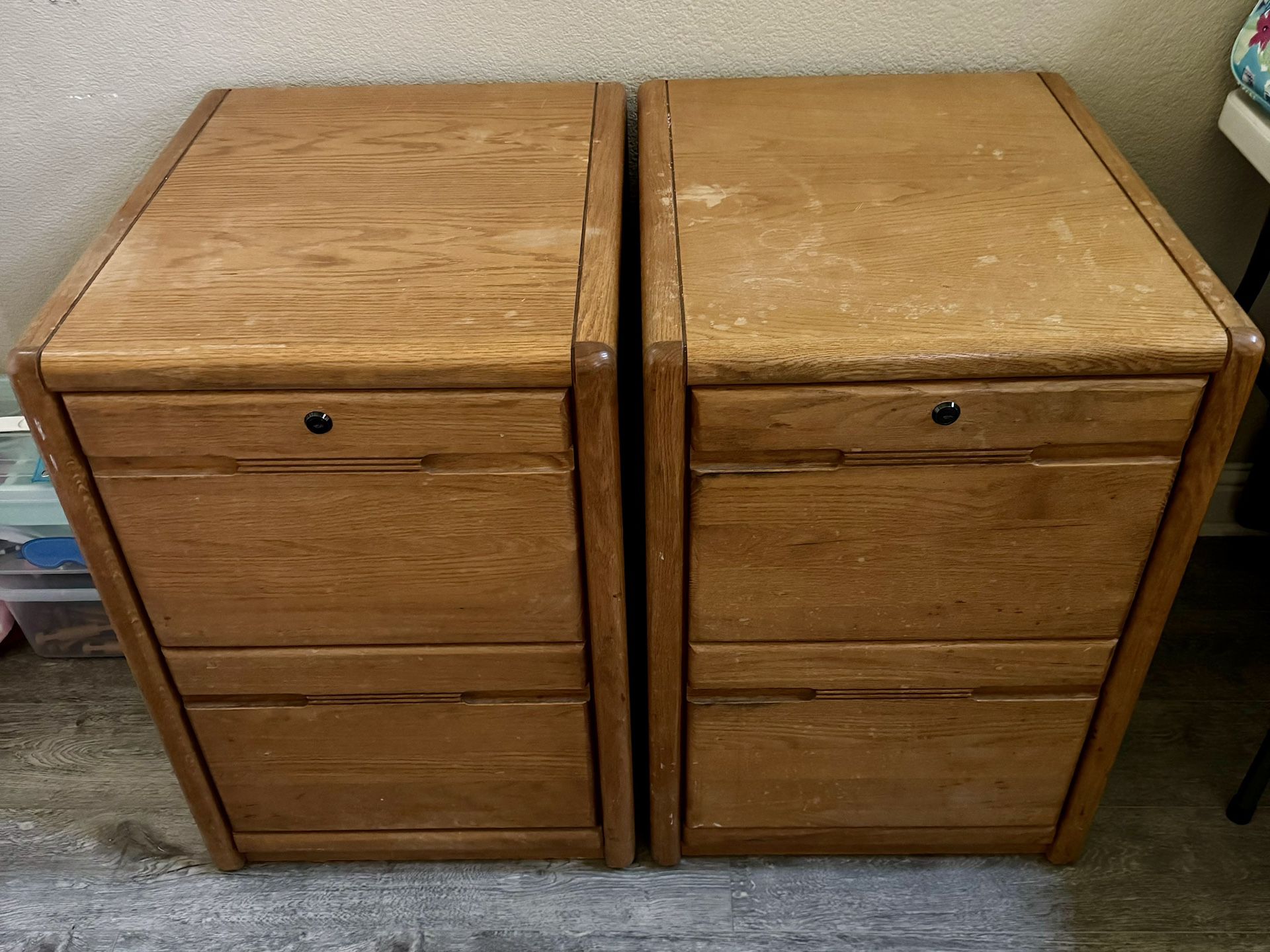 Oak Legal Filing Cabinets