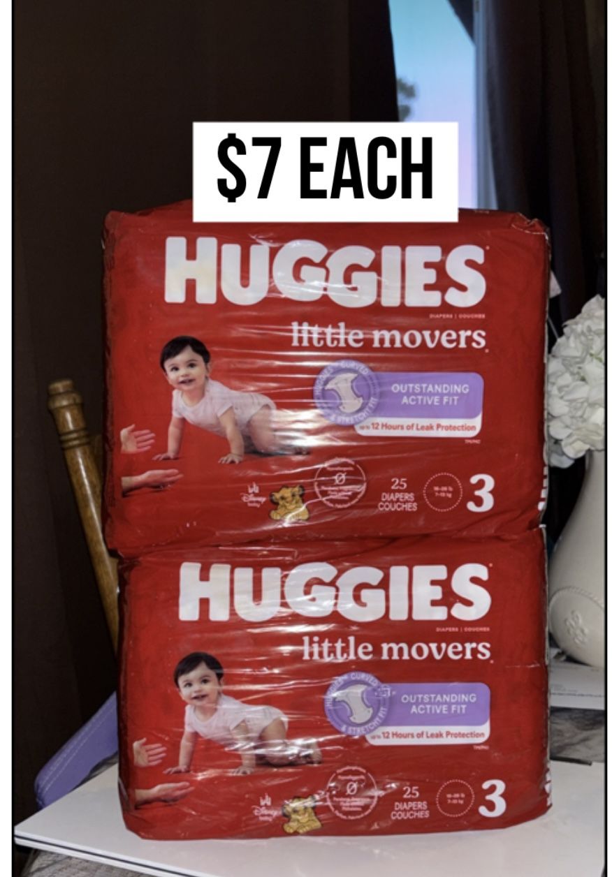 Huggies $7 Each (located At Escondido Ca 92025)