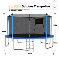 14 Foot Trampoline New Inbox