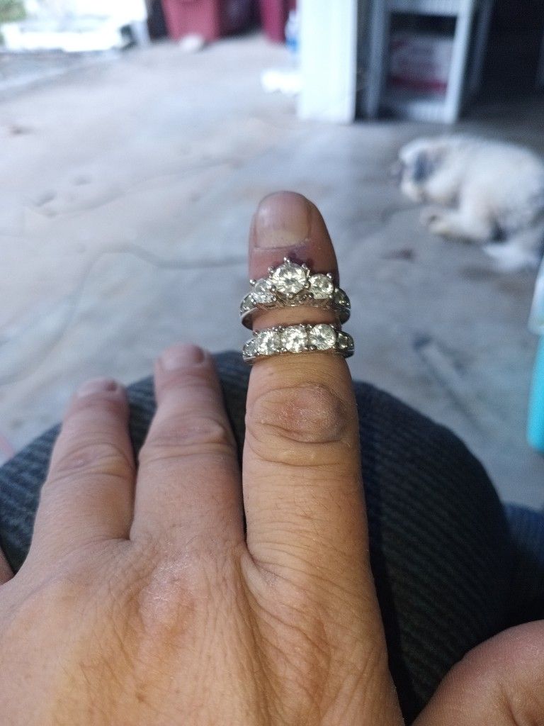 Cubic Zirconia Wedding Bands