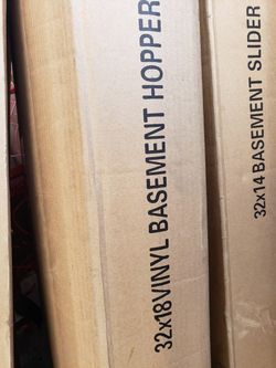 brand new basemant windows !