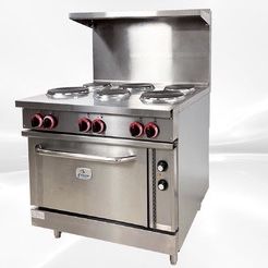 NSF 36"6 Sealed Element Electric Range, 208v 3ph ER36
