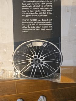 (2) Hellfire 20X10 Rims. Unboxed. Vertini Luxury Rims