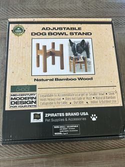 Adjustable Dog Bowl Stand 