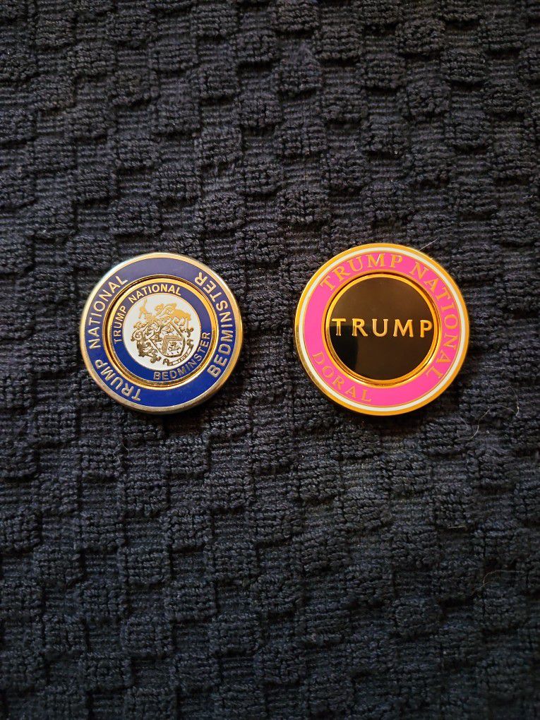OFFICIAL TRUMP BEDMINSTER AND DORAL NATIONAL GOLF TOURNAMENT,  BALL MARKERS
