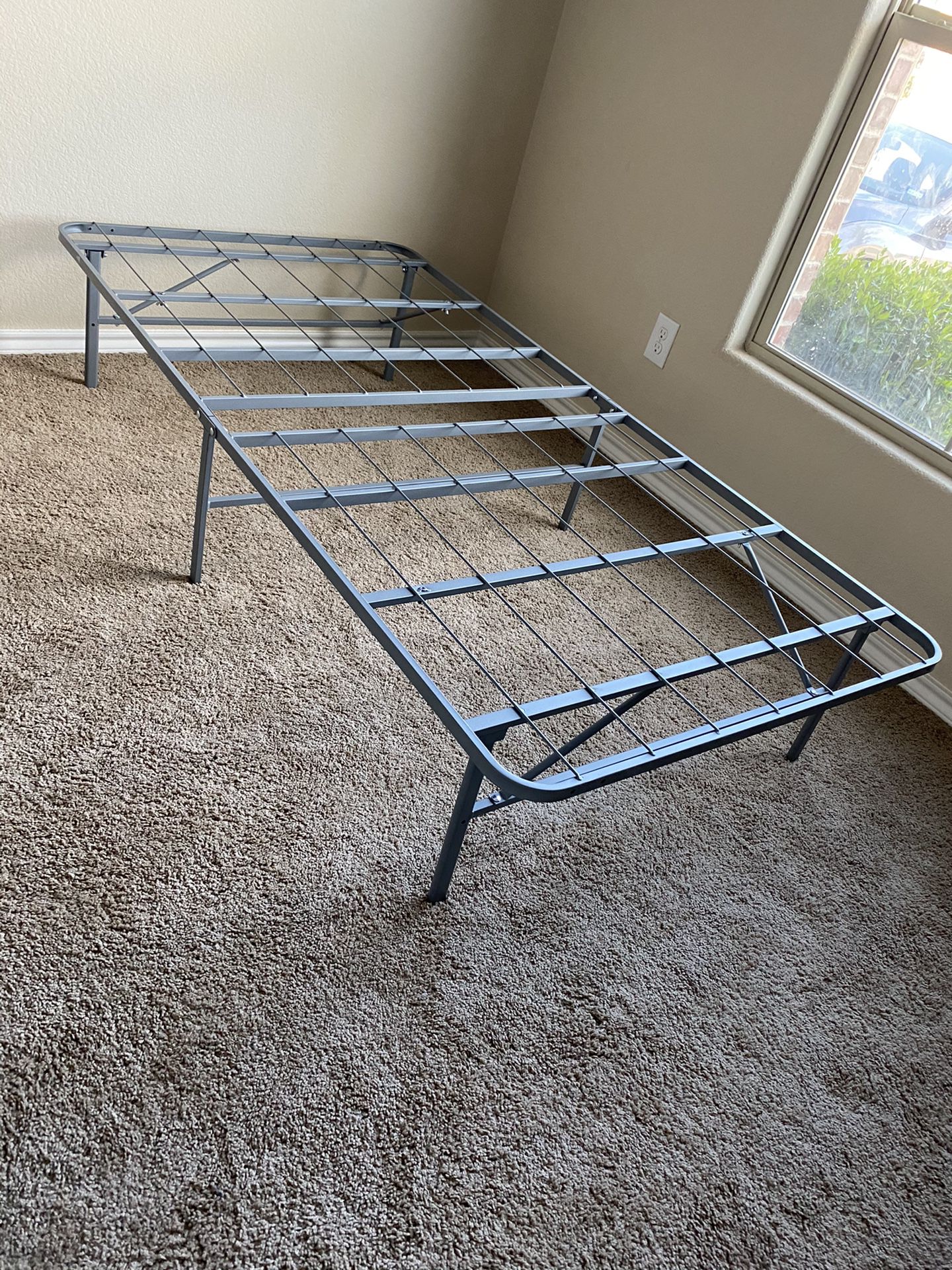 twin size bed box frame