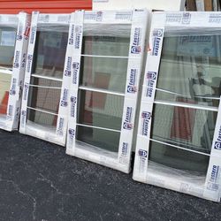 4x) 30x60 IMPACT INSULATED LOW-e GLASS WINDOWS NEW