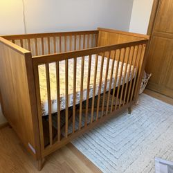 Pottery Barn NEW Crib Set w/ Convertible Kit & Sealy Mattress 