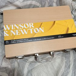 Winsor & Newton Galeria Acrylic Essentials 15pc Acrylic Paint Set Wooden Box