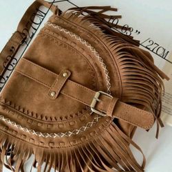 New Fringe Western Style Crossbody Bag