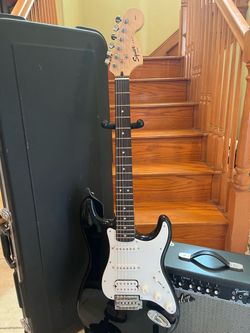 Squier Affinity Stratocaster w/ Hardshell Case, Fender Amp