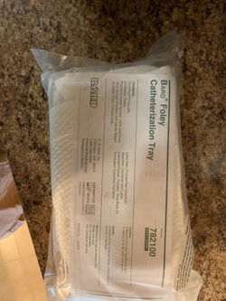 Bard foley catheterization tray 28 for 15 dollars
