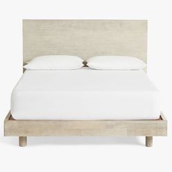 Pottery Barn Cayman Platform Queen Bed
