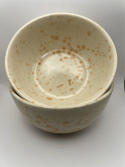 Set of 2 SIR|MADAM Stoneware Speckled Bowls