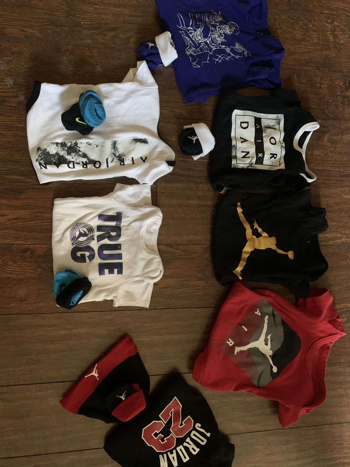 Baby Jordan 0-6 month outfits