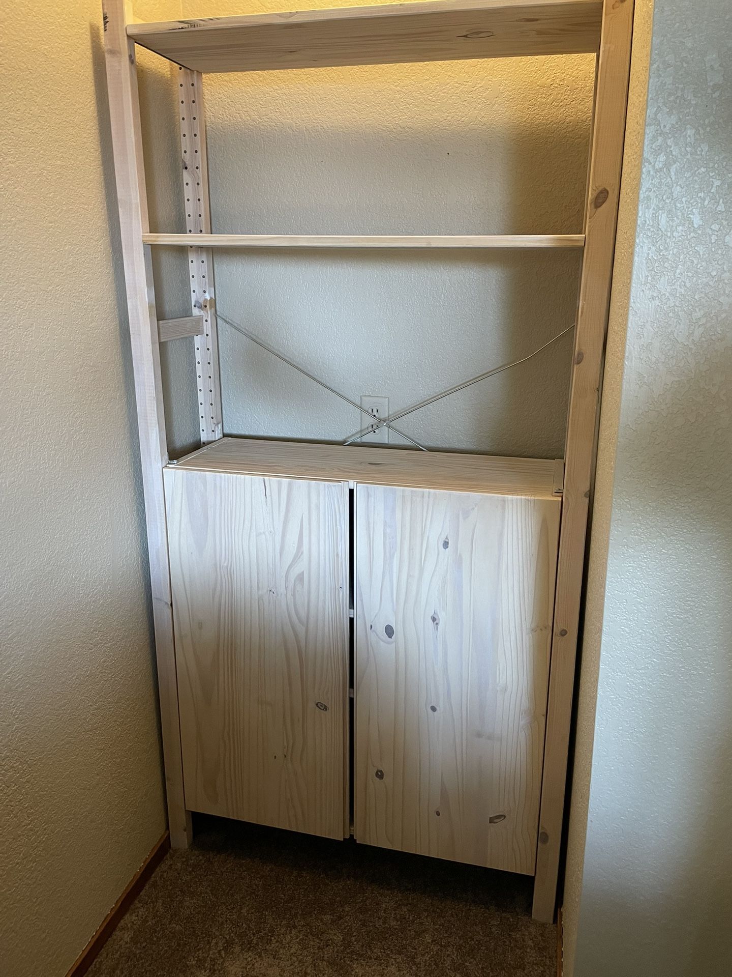IKEA Shelving Unit W/ Cabinet