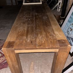 14 Foot Solid Wood Table New It Was $15,000.00 Sacrifice $250.00