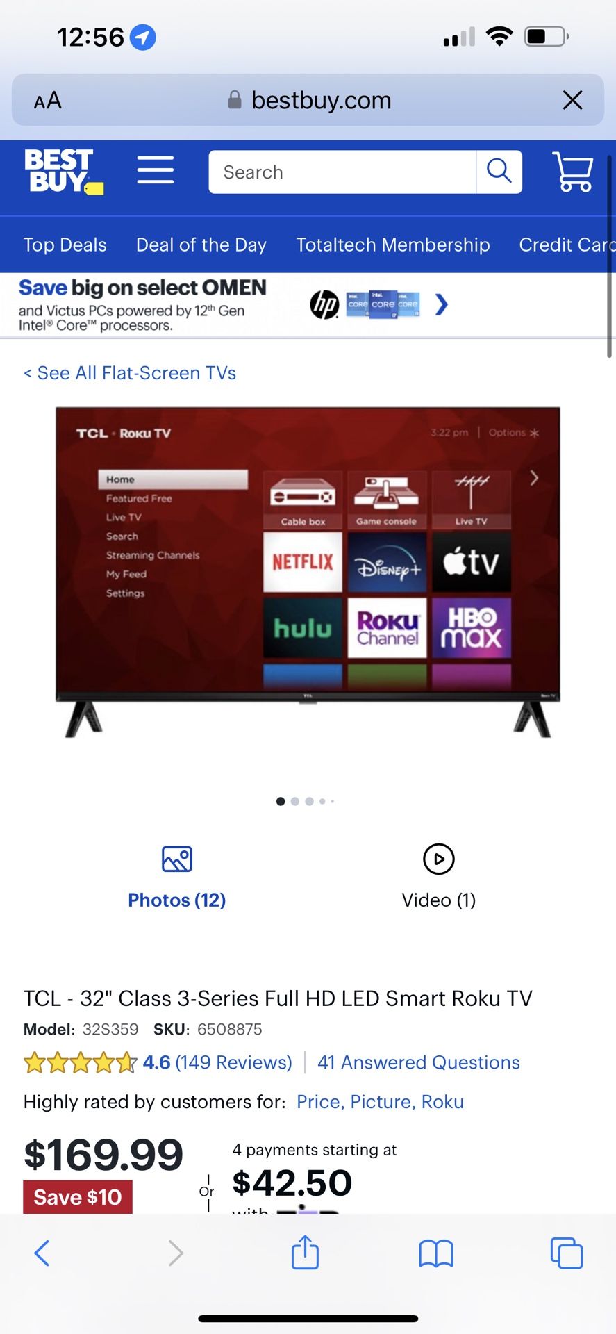 TCL Roku Smart Tv 