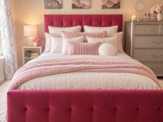 FULL SIZE DOUBLE TUFTED BED SET