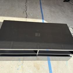 ✨ Glossed Black LED Power Tv Stand – $40