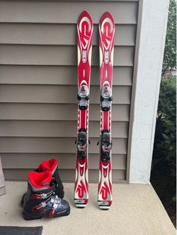 K2 Kids Jr. Skis with Boots & Bindings