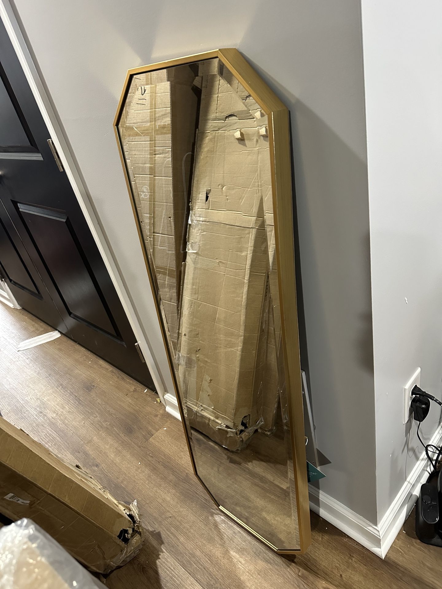 Gold Mountable Mirror